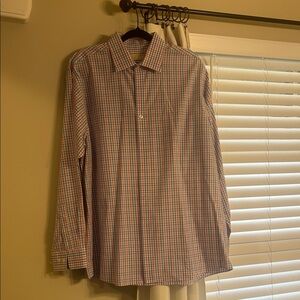 Micheal Kors Pink and Blue button up